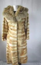 Women's Sz 4 Coyote Fur Coat with Coyote Collar MINT SALE ð¥