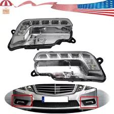 Fog Lights For Mercedes Benz E350 E550 E26 AMG 2010-2016 LED DRL Driving Lamps (For: 2016 Mercedes-Benz E550)