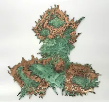 Very Large 24” Freeform Polished Copper “Splash” Art Sculpture, 8 Pounds