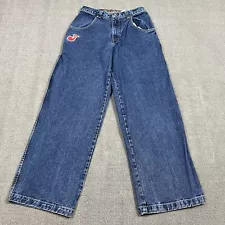 Vintage JNCO Denim Jeans Womens 11 90s Y2K Baggy Loose Fit Wide Leg USA Skater