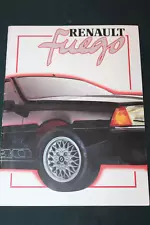 Renault Fuego Sales Brochure 1983