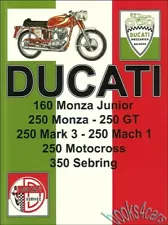 DUCATI SHOP MANUAL SERVICE REPAIR 250 160 350 BOOK OHC (For: More than one vehicle)