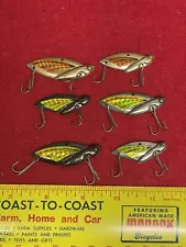 Lot Of 6 Cicada Reef Runner Fishing Lures. Metal