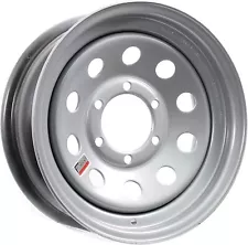 15" Inch 6 Lug Silver Mod Trailer Wheel Rim 15655SM