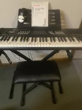 RockJam 61 Key Keyboard Piano with Stand, Stool and Headphones