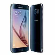 Samsung Galaxy S6 SM-G920P Sprint Only 32GB Black Good Light Burn