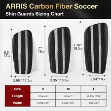 Carbon Fiber Soccer Shin Guards, Super Strong, Ultra Light, Shock Resistance