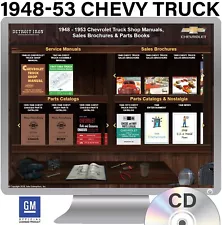 1948-1953 Chevrolet Truck Shop Manuals, Sales Brochures & Parts Books on CD