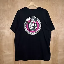 JOHNNY CUPCAKES x J.P. LICKS COTTON LOGO TEE SHIRT BLACK SIZE 3XL NEW