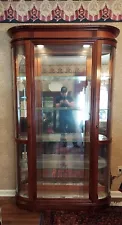 Pulaski Curved End Curio Cabinet