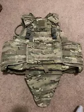 MULTICAM GEN III IMPROVED TACTICAL VEST Plate Carrier+SOFT ARMOR, See Descrip