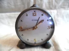 Old Cyma Swiss Made Alarm Clock