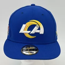 Los Angeles Rams New Era 9Fifty Snapback Cap Hat LVI Super Bowl Champions NFL