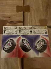 1994 Stanley Cup Finals Fourth Round Ticket Stubs Games 1 2 & 3