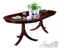 L37669: HENKEL HARRIS #2235 Banded Top Mahogany Dining Room Table ~ New