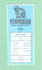 Sako Model Finnbear L61R Owners Manual Reproduction