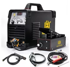 110V 220V AC DC Aluminum Pulse Tig Welder+Foot Pedal 200A MMA Welding Machine us