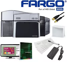 Fargo DTC1250e Duplex ID Card Printer and Magnetic Encoder - Complete Package