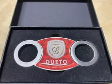 Drew Estate Balmoral Dueto Cigar Cutter - New in Gift Box