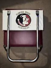 Vintage Folding Stadium, Bleacher, Boat Chairs FSU memorabilia