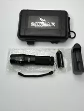 Shadowhawk Tactical Striking Telescopic Flashlight X800 Battery Charger & Case