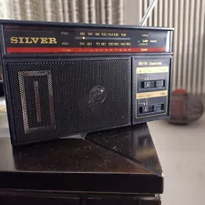 Vintage Radio silver New