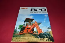 Kubota B20 Tractor Dealer's Brochure GDSD7