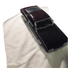 1969 ford torino talladeda1/18. deep burgundy white pinstripes black hood