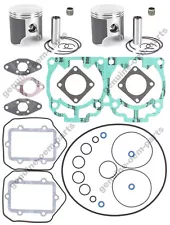 2003 Ski-Doo MXZ Rev 600 HO Dual Ring Pistons Top End Rebuild Kit 72mm Std Bore