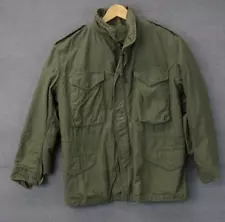 Vintage Military Cold Weather Field Coat Jacket Size Medium Short OG-107