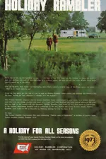 1973 Holiday Rambler: Holiday For All Seasons Vintage Print Ad