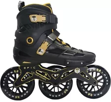 Epic Skates 125mm Engage 3-Wheel Inline Speed Skates Size 11