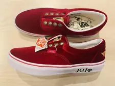 V95 JOJO ERA VANS Sneaker Giorno Giovanna 27.0cm US9 Red Sneakers W/Box New