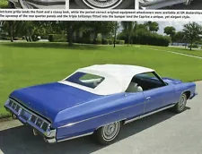 1973 1974 1975 CHEVROLET CAPRICE CONVERTIBLE BUYERS GUIDE COLOR Article IMPALA