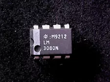 LM3080N - National Semiconductor Transconductance Amp (DIP-8) GENUINE