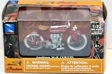 New New-Ray Replica Indian Motorcycle Model Indian V-2 (1912) 1:32 Scale