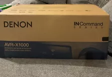 Denon Integrated Network AV Receiver AVR-X1000, In-Command Series Never Used