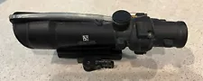 Trijicon TA11 ACOG 3.5x35 Riflescope -300 BLK - Green - Excellent! w/ADM QD Mnt