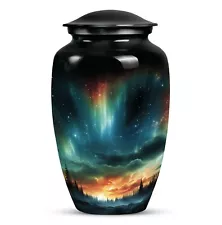 Forest Sophisticated Large Urn Human Ashes Adult Female Elegant and Timeless Mem