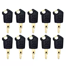 10PCS Ignition Keys 5P8500 5P-8500 for Caterpillar Heavy Equipment CAT Loaders