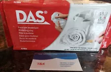 LOT of DAS Self Hardening WHITE MODELLING CLAY, 2.2 lb Air Dry No Bake SCULPTING