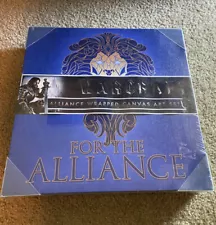 Warcraft Movie Alliance Canvas Wall Art Hanging New ThinkGeek