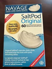 Navage Salt Pods Saltpod Original 60 Capsules Expire 01/2027