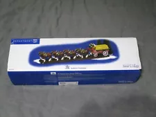 Department 56 - Snow Village - Budweiser Clydesdales - box wear (Missing small)