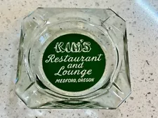 KIM'S Restaurant and Lounge Medford, Oregon Ashtray - Chinese Restaurant Bar