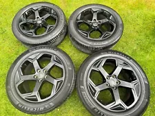 GENUINE 4 x 20" RANGE ROVER SPORT VOGUE DISCOVERY BLACK ALLOYS WHEELS TYRES