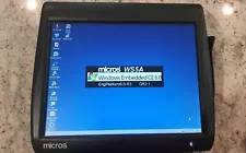 ð¥ Micros Workstation 5A WS5A 400814-101 POS Touch-screen HDD Windows CE OS RES