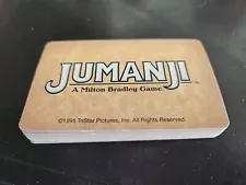 Jumanji 30 Danger Cards -VGC- Board Game Parts Pieces 1995