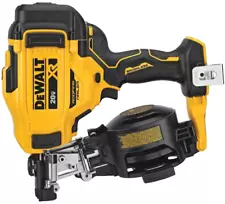 New DeWalt 20 Volt Max XR Brushless 15 Degree Coil Roofing Nailer # DCN45RN