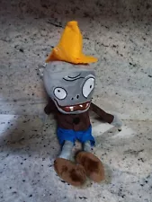 Plants vs Zombies PvZ CONEHEAD ZOMBIE Plush Toy Linxin Original 2011 Used RARE